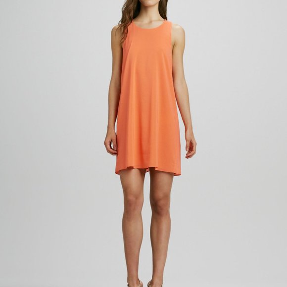 Alice + Olivia Marion Coral Tunic Shift Dress- Size M - Picture 10 of 15